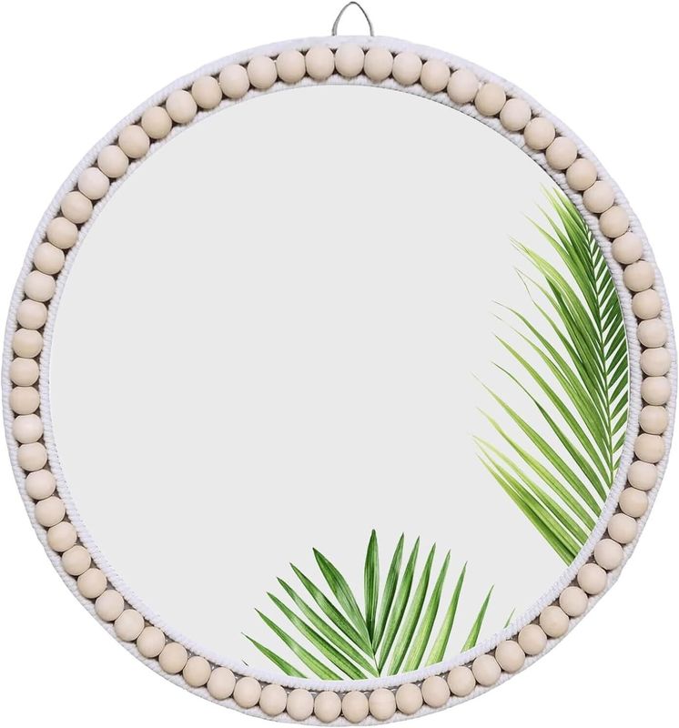 Hotel Home Bathroom Decoration Wood Bead Home Decorative Wall Hanging for Bedroom Nursery