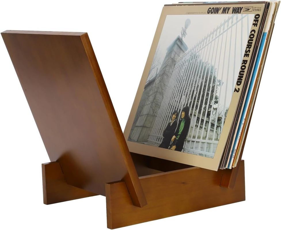 Wooden Vinyl Record Holder Keep Your Records in Perfect Condition with This Rack