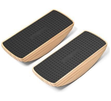 OEM ODM Acceptable Office Home Non-Slip Anti Fatigue Mat with Wooden Wobble Board
