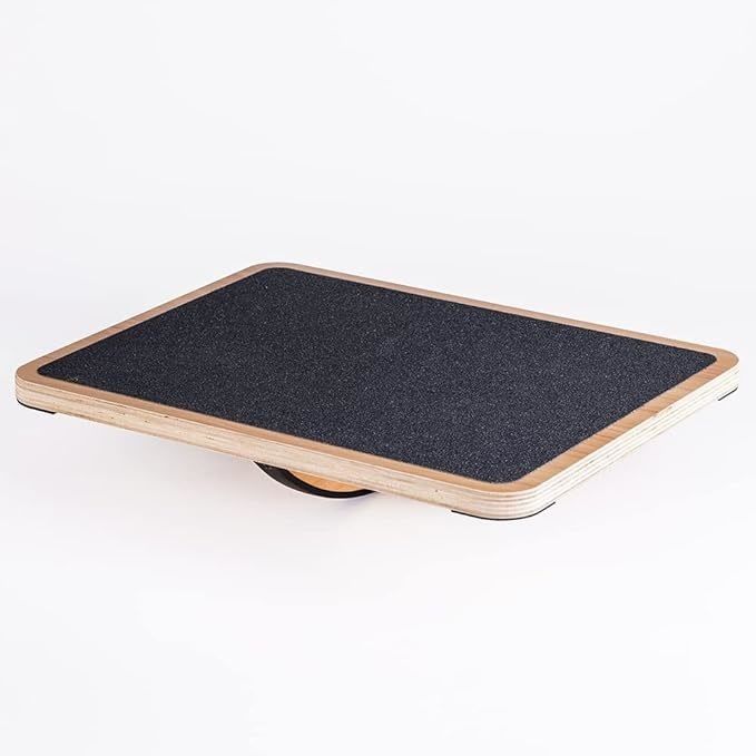 Custom Anti Slip Roller Core Strength Wooden Balance Board for Indoor and Outdoor Spaces