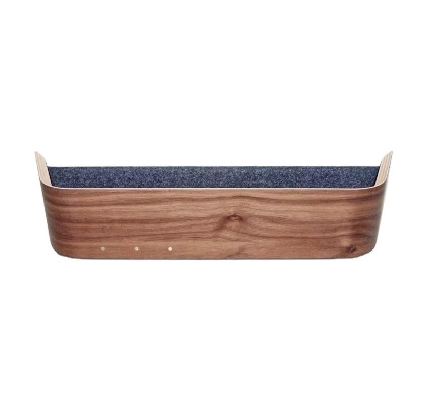 Modern Decorative Acacia Wood Mail Organizer Hanger Storage Shelf Rack Wooden Key Holder