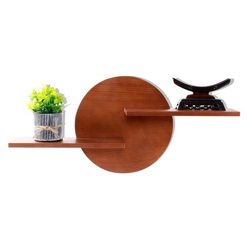 Non-folding Rack Round Decorative Display Wall Mount Shelf Hanging Shelves High Quantity