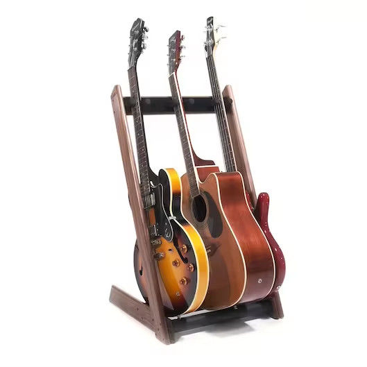 Customisable 3 Way Guitar Display Rack and Holder for Burning or as Your Request