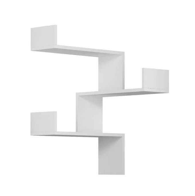 Adjustable Wooden Wall Shelf for Custom Logo Size Decorative Modern Home Furniture
