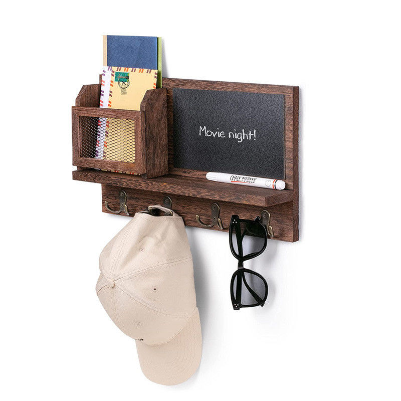 Modern Mail Organizer for Home Entryway Decor Multifunctional Wall Mounted Key Racks