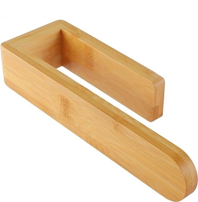 8 Inch Wall Mounted Decorative Wooden Towel Rail for Bathroom Bath Customized Logo