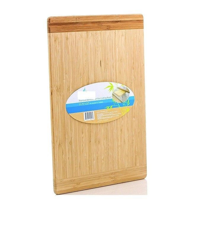 Versatile BSCI LFGB 8 Different Sizes Bamboo Pull-Out Cutting Board for Various Needs