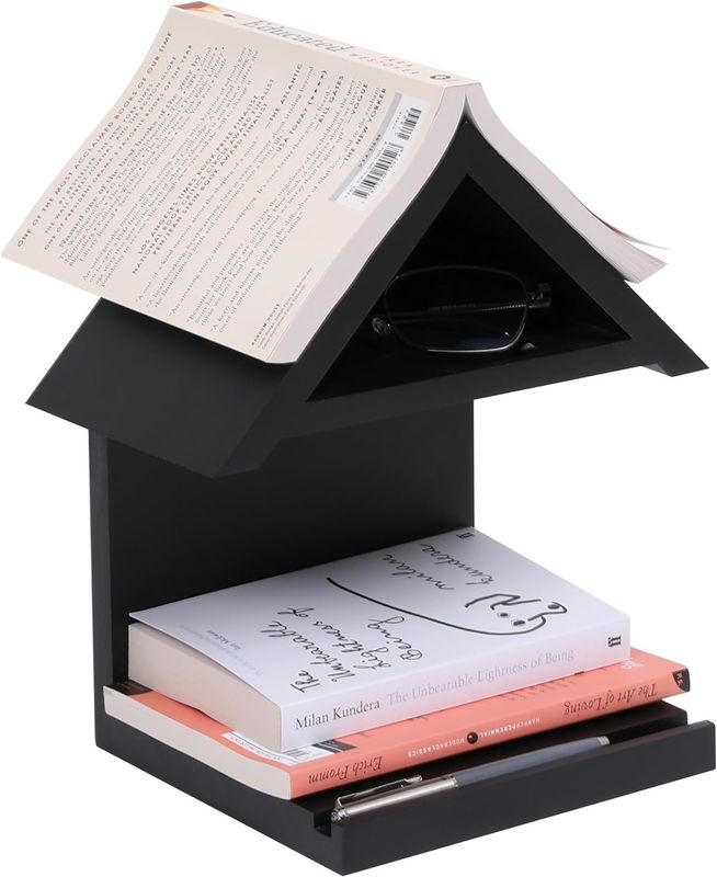 Wooden Triangle Nightstand Book Rest A Unique and Practical Gift for Book Lovers