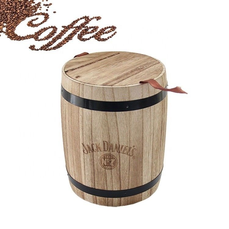 Wooden Barrel in Plain Color or Customized Color for Package and Customized Bar Decor