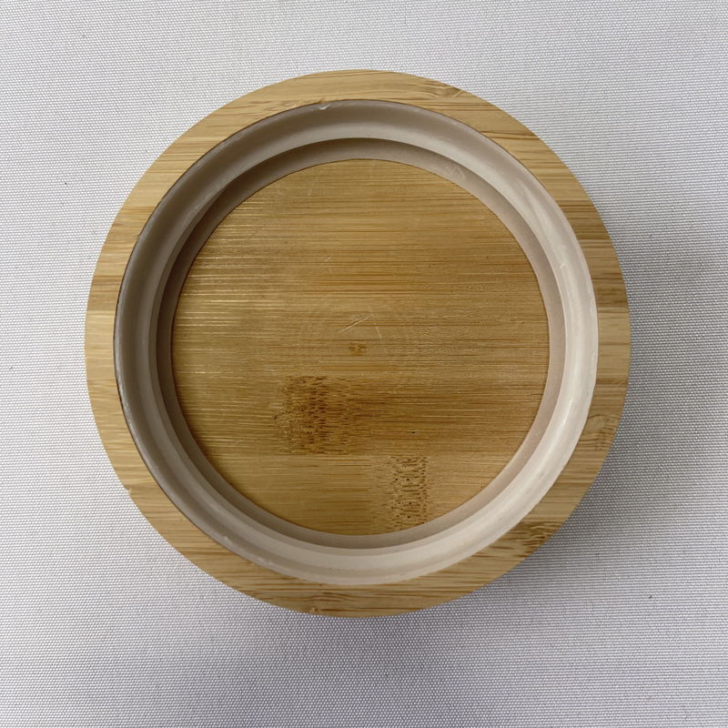 Wooden Lid 10.9x2.4cm for Food Glass Can in Your Choice of Plain or Custom Color