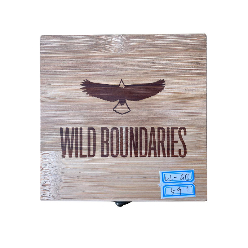 12.8x12.8x4.5cm Promotion Custom Engrave Logo Bamboo Gift Box for Other Gift Craft