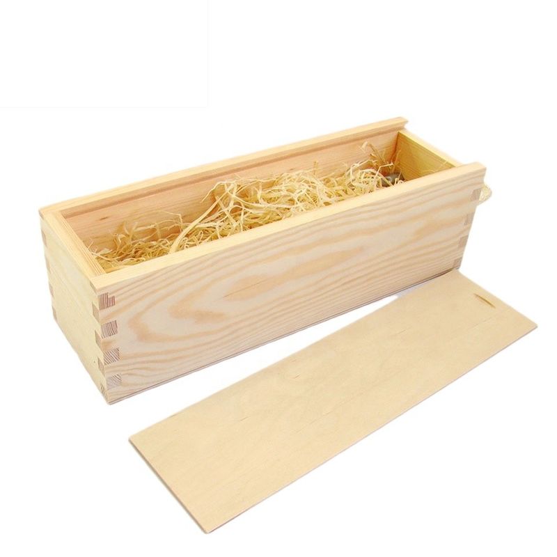 Customized Logo Wood Magnum Wine Box for Simple and Useful Packaging at Affordable