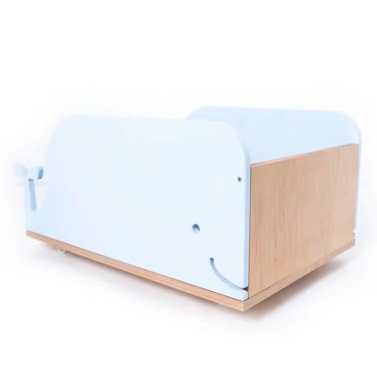 Wooden Toy Box on Wheels Customized as Per Your Request for Kids' Toys Organization
