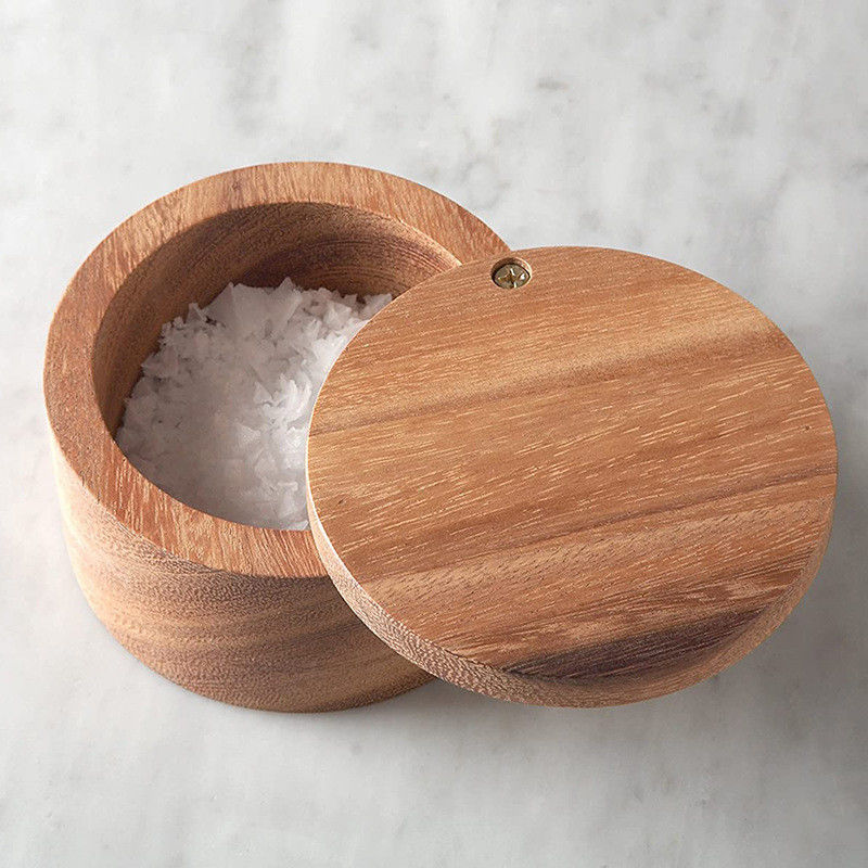 Customized Logo Tea Coffee Sugar Storage Jar Spice Jar Set with Bamboo Rack and Bamboo Lid