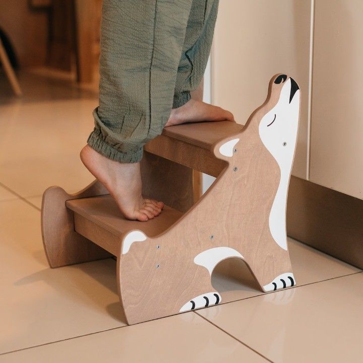 High Quantity Kids Step Stool for Toddlers Perfect Helper in Kitchen and Bathroom