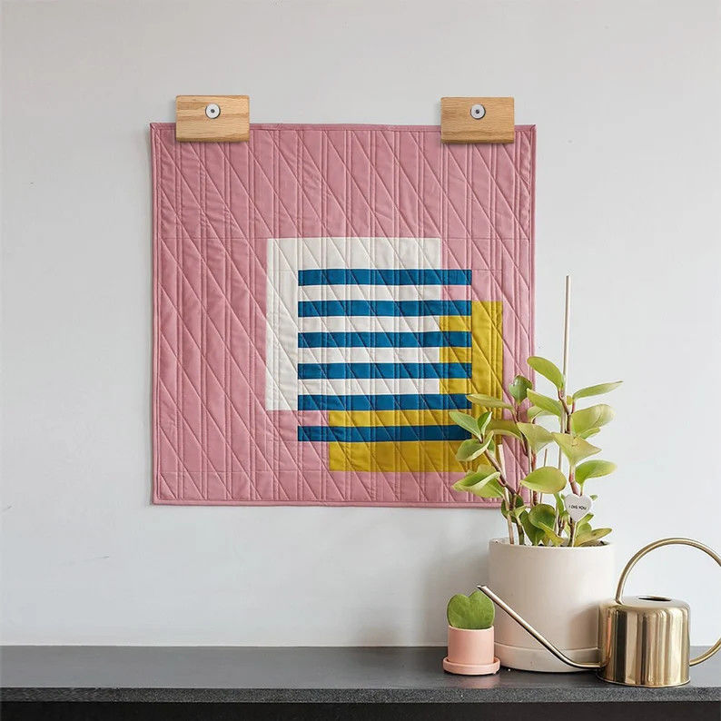 Versatile Textile Fiber Art Hanger Suitable for Various Clothing and Home Decor Items