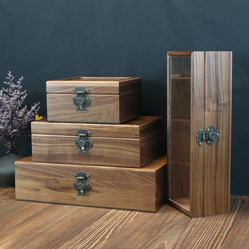 Industrial Wooden Gift Boxes for Jewelry and Sundries Storage TIMBER Wood Type