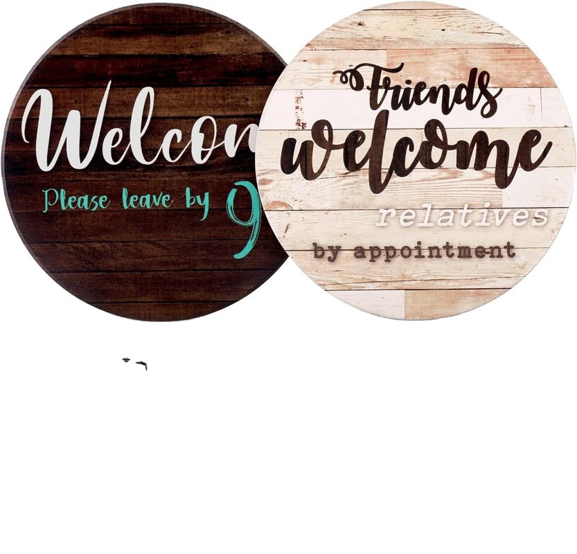 Marble Sarcastic Absorbent Stone Cork Drink Coasters With Holder Custom Luxury 6 Pcs