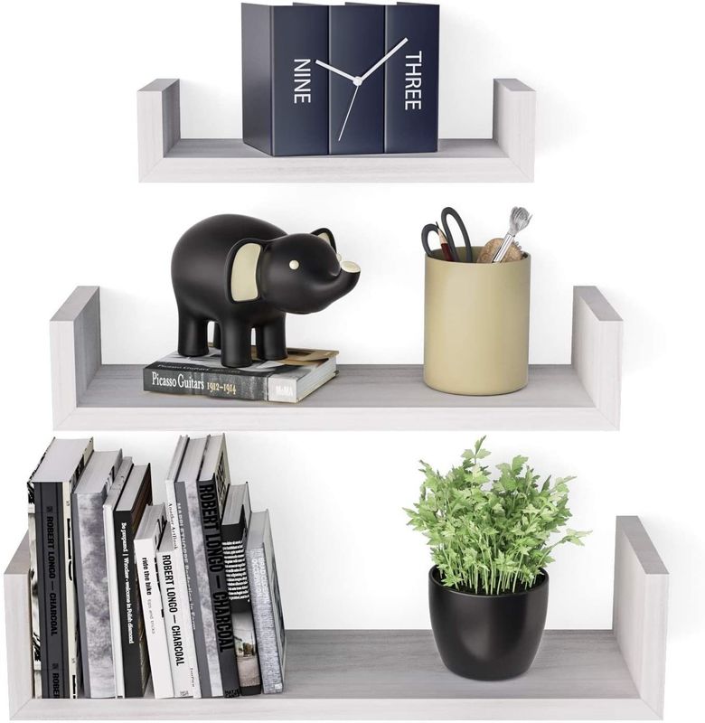Modern Design Wall Mounted Decor Storage Shelf for Home Furniture Display Organizer