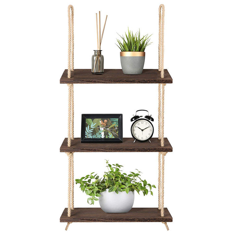 High Quantity Advantage Kitchen Hanging Customized Solid Wood Rustic Wall Shelf