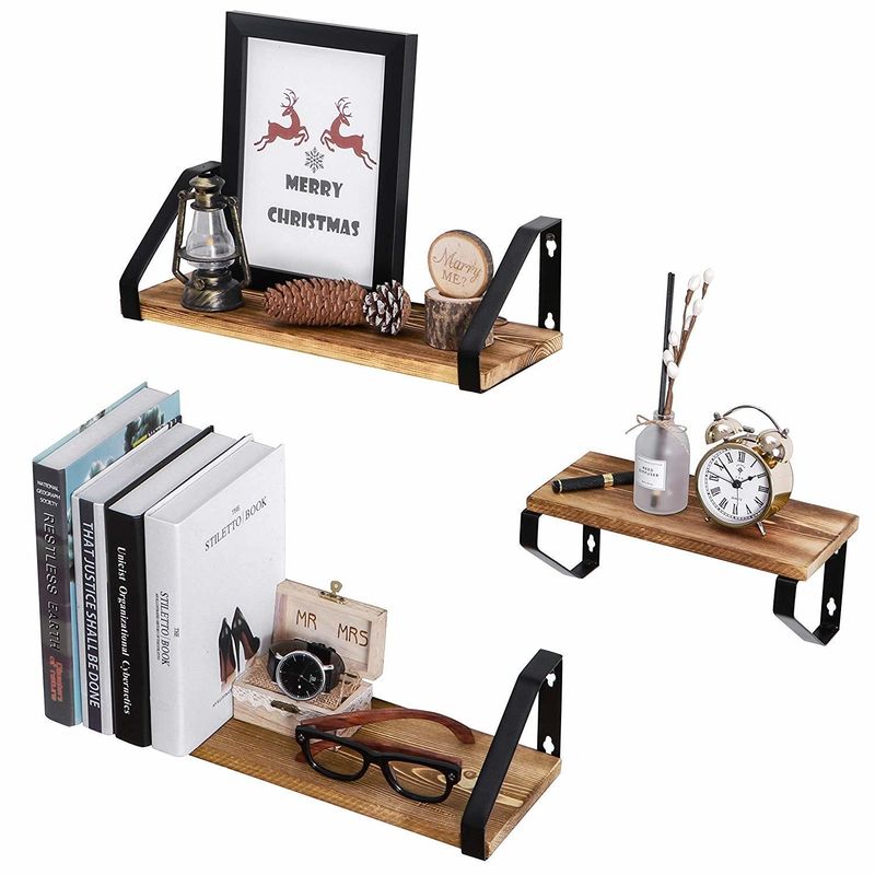 High Quantity Modern Design Solid Wood Wall Mounted Floating Shelf for OEM/ODM