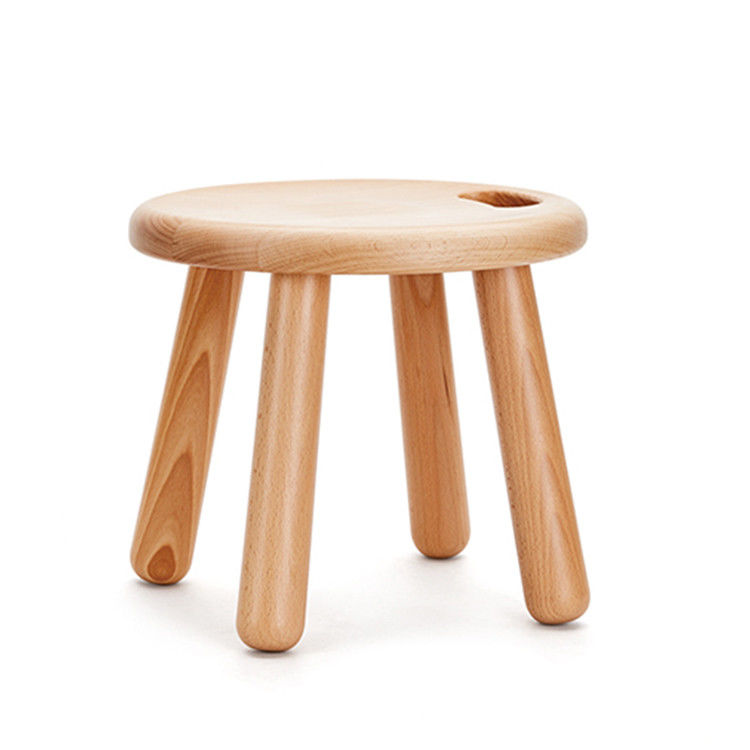 Mail packing N Modern Design Small Round Wood Stool for Kitchen Living Room Home Decoration Furniture Stool