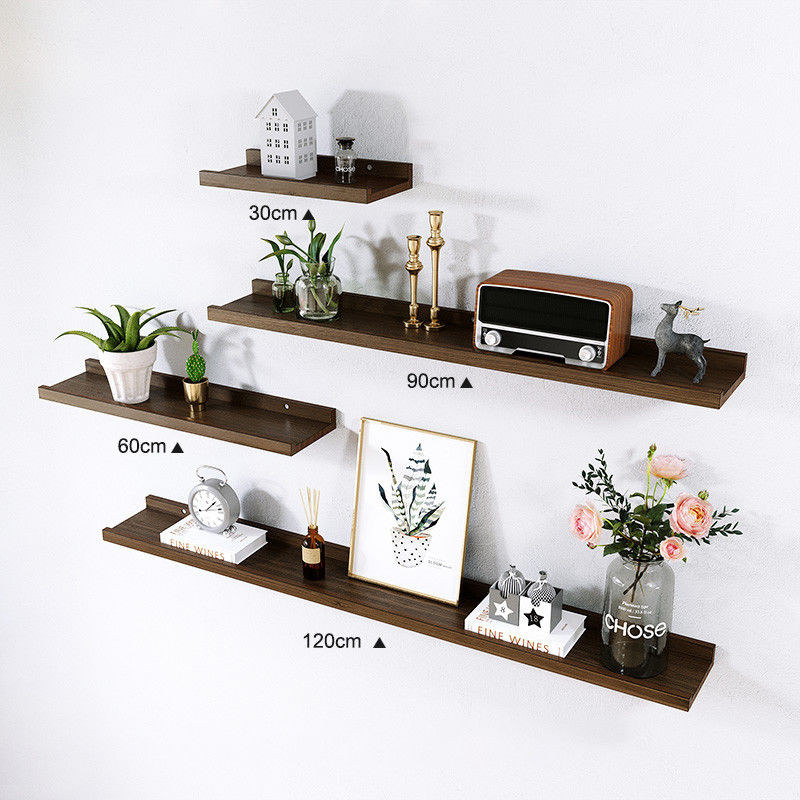 Wall Mounted Solid Wood Floating Shelf High Quantity for Modern Living Room Furniture