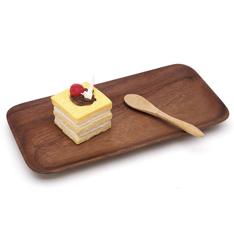 24.8x12.8x2cm Eco-Friendly Wood Serving Trays in Custom Nordic Style with Free Sample