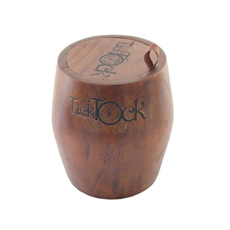 Unique Design Walnut Wood Wine Barrel Cups for Customized Drinks at Special Occasions