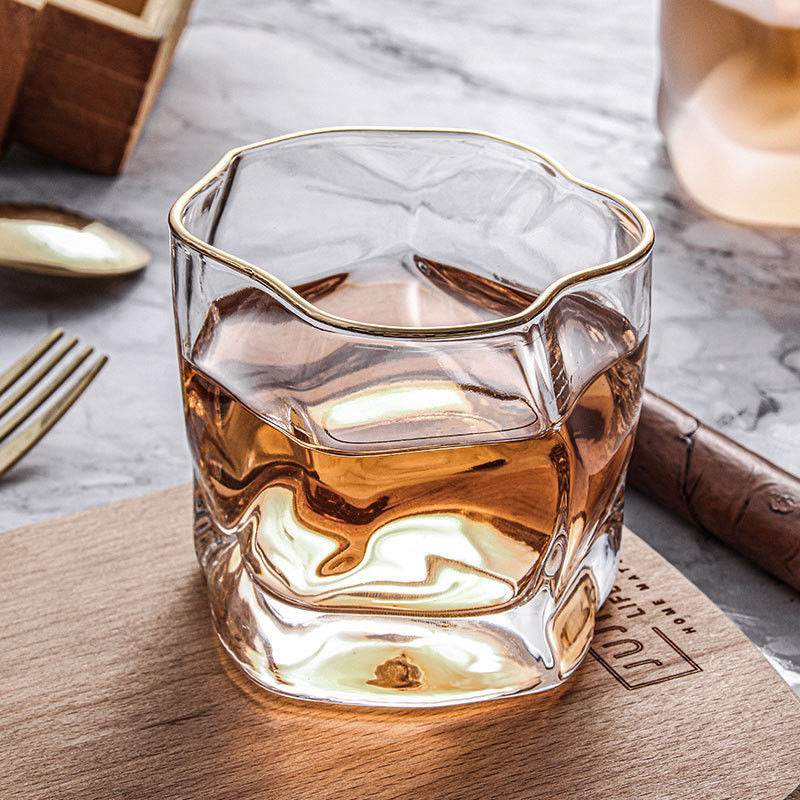 Multi Color Iced Coffee Wine Bar Glass Cup with Customized Logo Acceptable and Durable