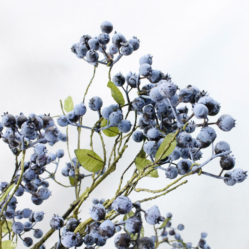 Christmas Berry Stem Artificial Plants Red and Blue Berries for All Festivals Occasion