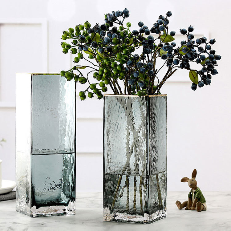Rectangular Glass Crystal Vases in Bulk A Modern Must-Have for Weddings and More