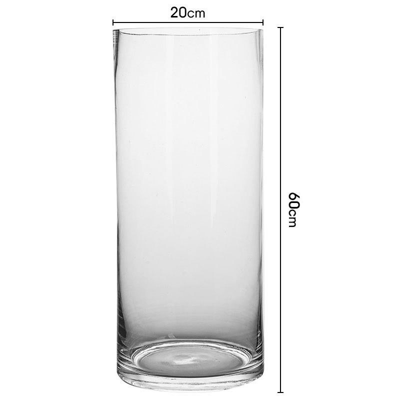 Minimalist 60cm High Tall Glass Vases The Perfect Combination of Style and Function