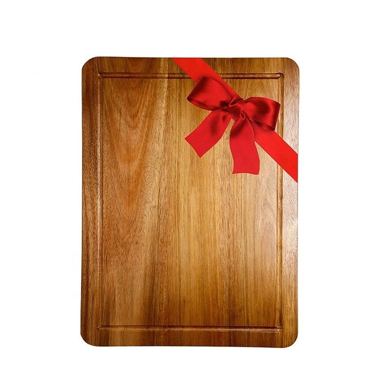 Extra Large Acacia Oak Bamboo Cutting Board for Stocked Occasion Selection Not Support