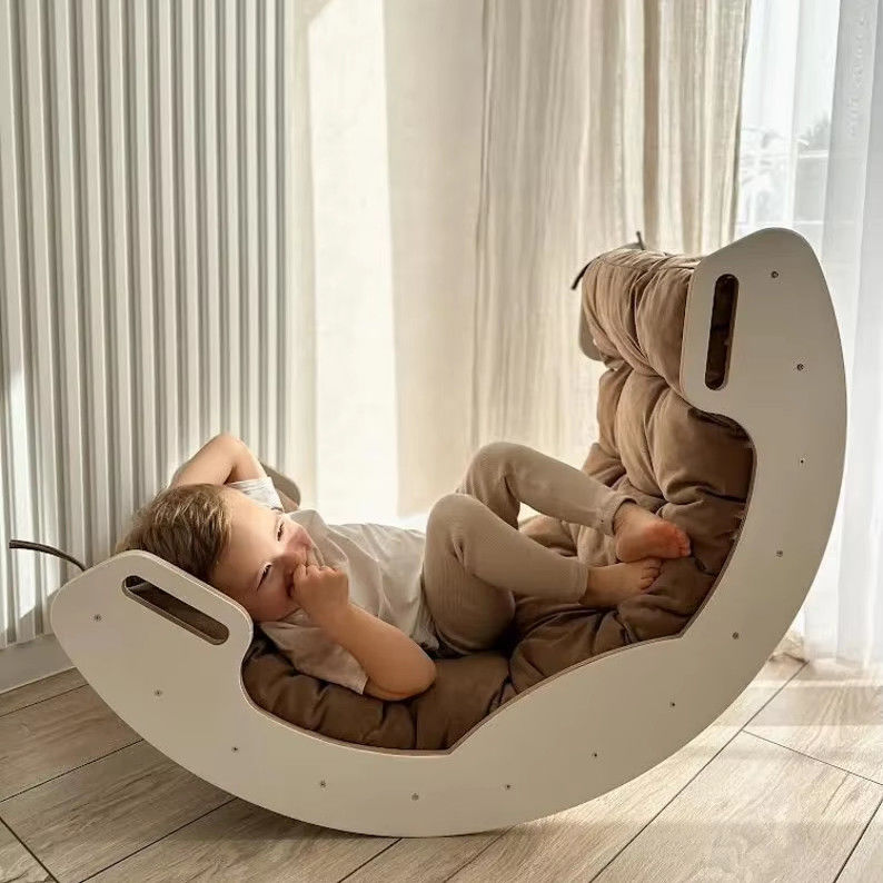 Mail Packing Y Playroom Gym Climber Natural Wood Climbing Arch for Kids Learning Toy