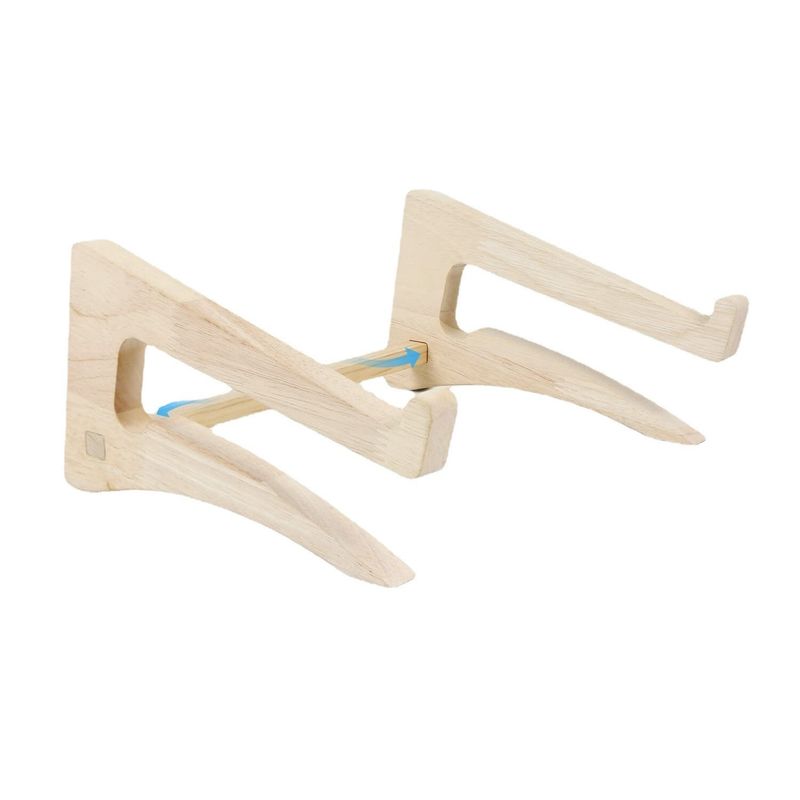 Wooden Laptop Stand for Desk 11-14 Inch Compatible Detachable Notebook Holder Mount
