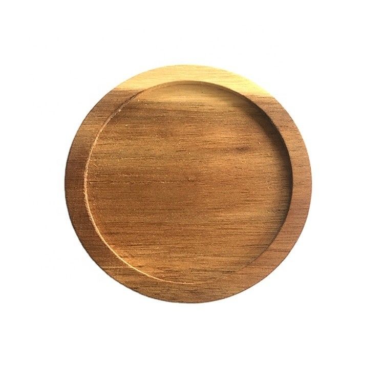 10cm Acacia Cup Holder Mat Made from 100% Natural Material for Classic Design Style