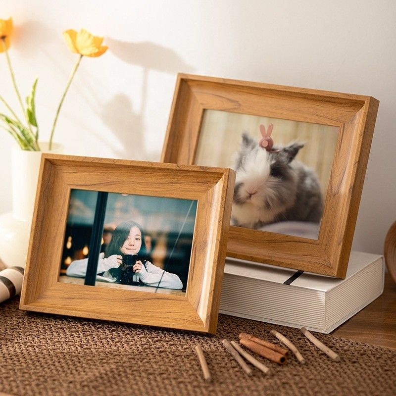 Solid Wood Photo Frame for Wall Picture Print Frame Cadre Photo in Customized Color