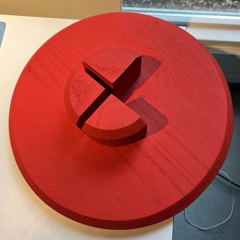 Custom Pine Wood Base for Home Decoration Holding Kitchen Appliance Exhibition Base