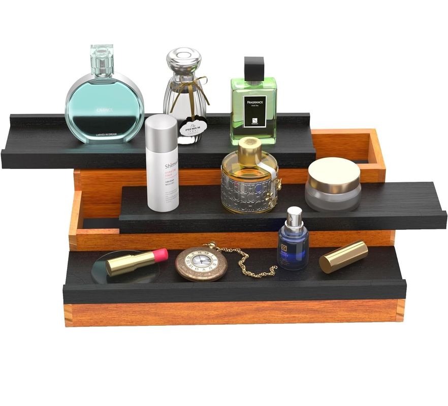 All-Season 3-Tier Cologne Stand Organizer with Hidden Storage Space and Standing Type