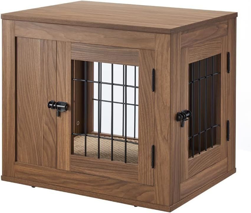 Wooden Furniture Style Dog Cage Modern Decorative Custom Pet House Side Table Nightstand