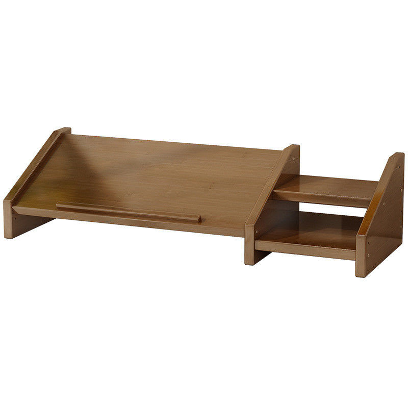 PC Laptop Riser with Wooden Monitor Stand Multi-Angle Design and Custom Logo Desk Shelf Included