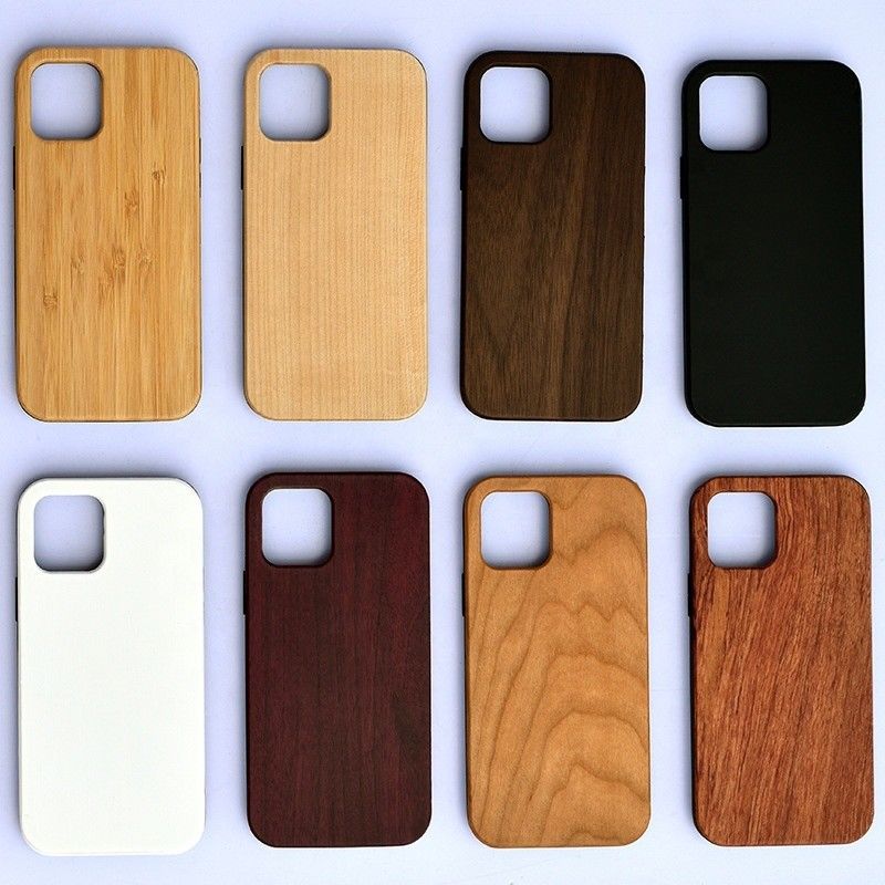 OEM/ODM Order Accepted Wood Back Cover Phone Case in Natural Color with Custom Logo