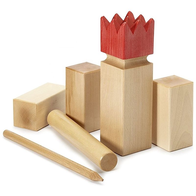 Take Your Outdoor Activities to the Next Level with Hardwood Kubb Yard Game Set