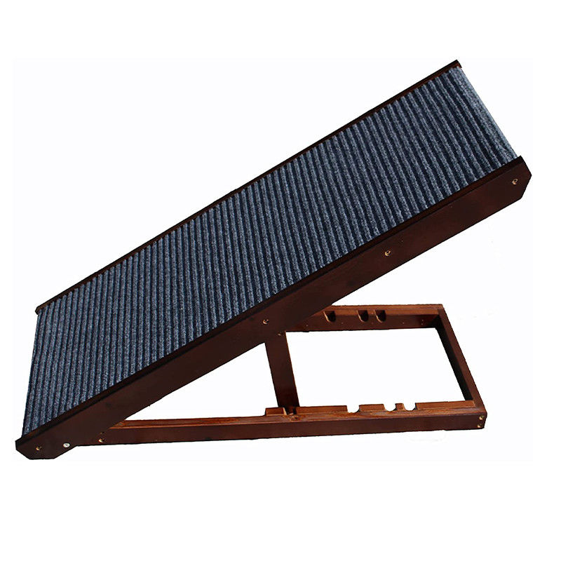 Wooden Plain Color Folding Ramp for Small Animals Pet Dog Bed OEM/ODM Order