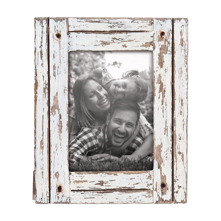 Rustic Wooden Wall Mounted or Table-top Stand Freedom Assortment Frame in Custom Size