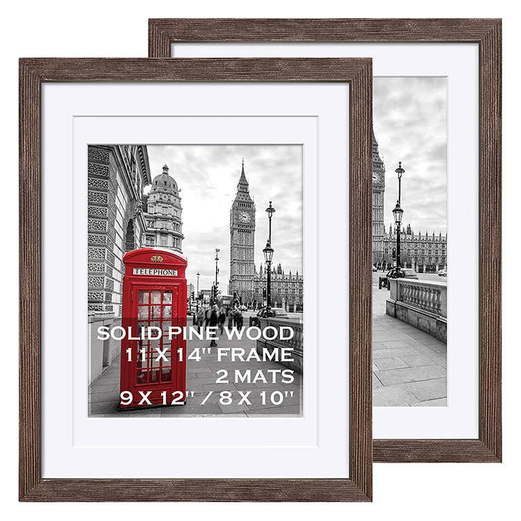 Custom Size Printing Rustic Wood Photo Frames for Your Printing Solutions