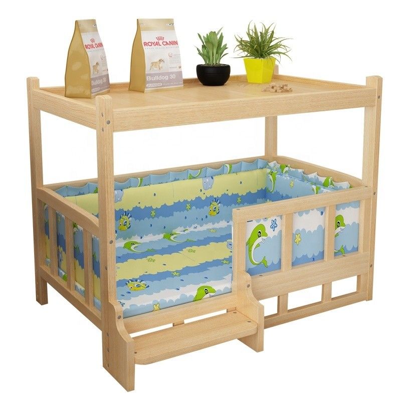 Hand Wash Custom Multi Functional Natural Color Bedside Table for Cat/Dog Bed 45x60cm